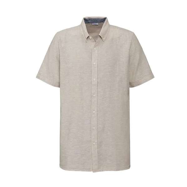 پیراهن آستین کوتاه مردانه لیورجی مدل لینن کد 7977237