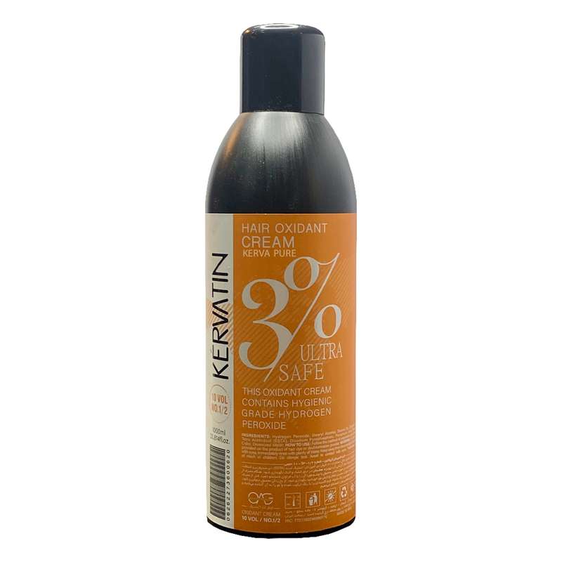 کرم اکسیدان کروا پیور مدل KERATIN سه درصدی حجم 1000 میلی لیتر