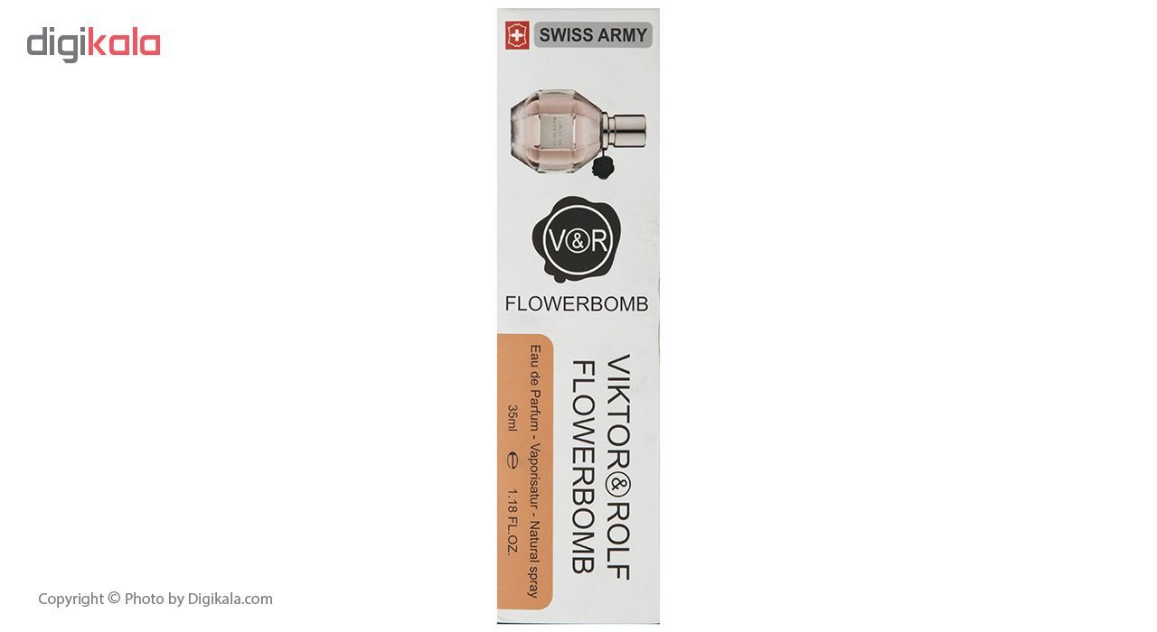 عطر جیبی زنانه سوئیس آرمی مدل ویکتور اند رلف فلاوربمب - - 2