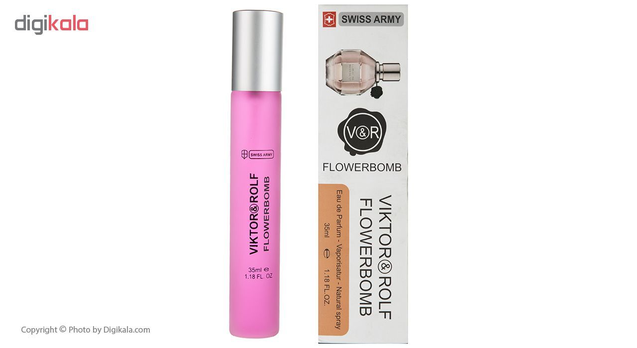 عطر جیبی زنانه سوئیس آرمی مدل ویکتور اند رلف فلاوربمب - - 3