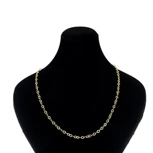 زنجیر طلا 18 عیار طرح حلقه ای کد 030