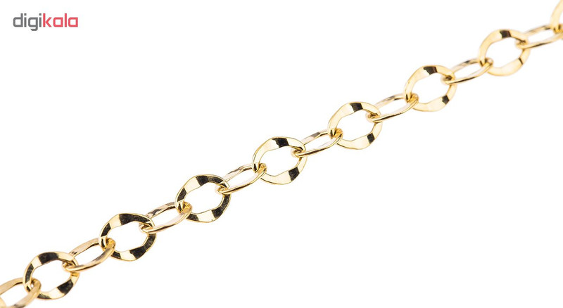 زنجیر طلا 18 عیار طرح حلقه ای کد 030 زنجیر طلا 18 عیار طرح حلقه ای کد 030