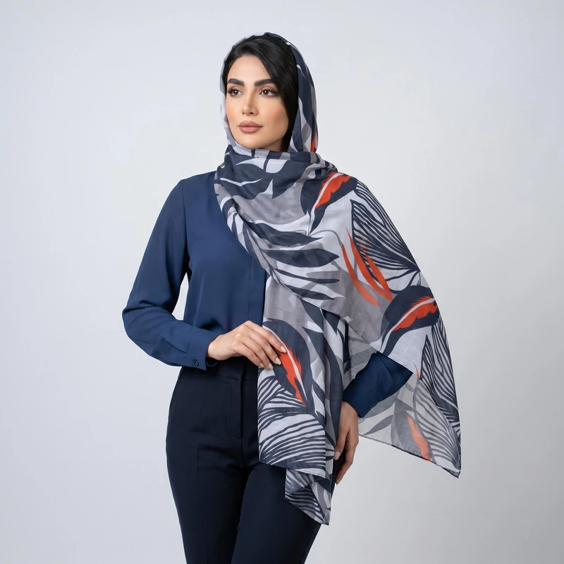 شال زنانه مدل نخی خاص جدید کد 2049-1
