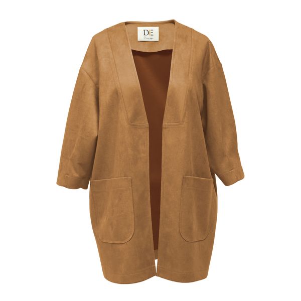 مانتو زنانه درس ایگو کد 1080006 رنگ کاراملی