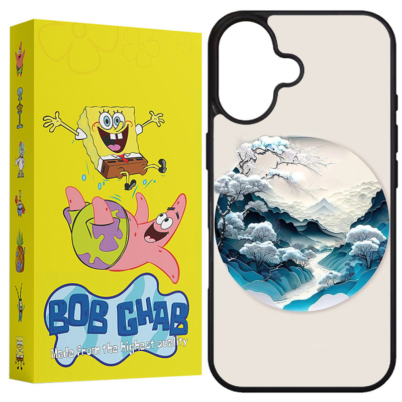 کاور باب قاب طرح طبیعت مدل B16PL مناسب برای گوشی موبایل اپل iPhone 16 Plus