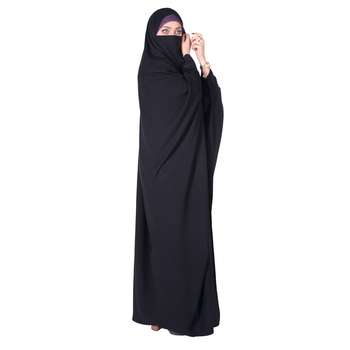 چادر بیروتی / بحرینی کرپ کن کن ژرژت شهر حجاب مدل 8041