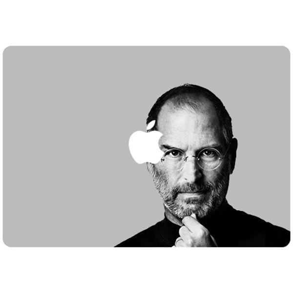 برچسب تزئینی ونسونی مدل Steve Jobs مناسب برای مک بوک