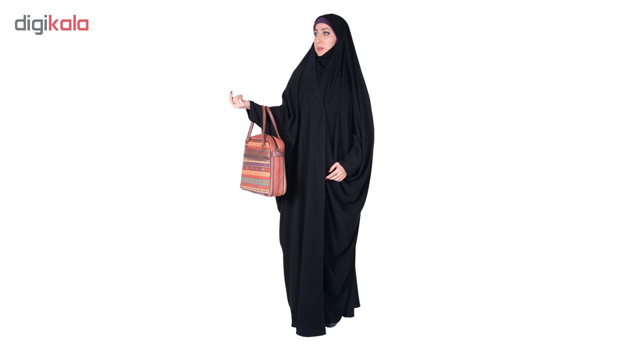 چادر بحرینی شهر حجاب مدل کرپ کن کن ژرژت کد 8041 -  - 2