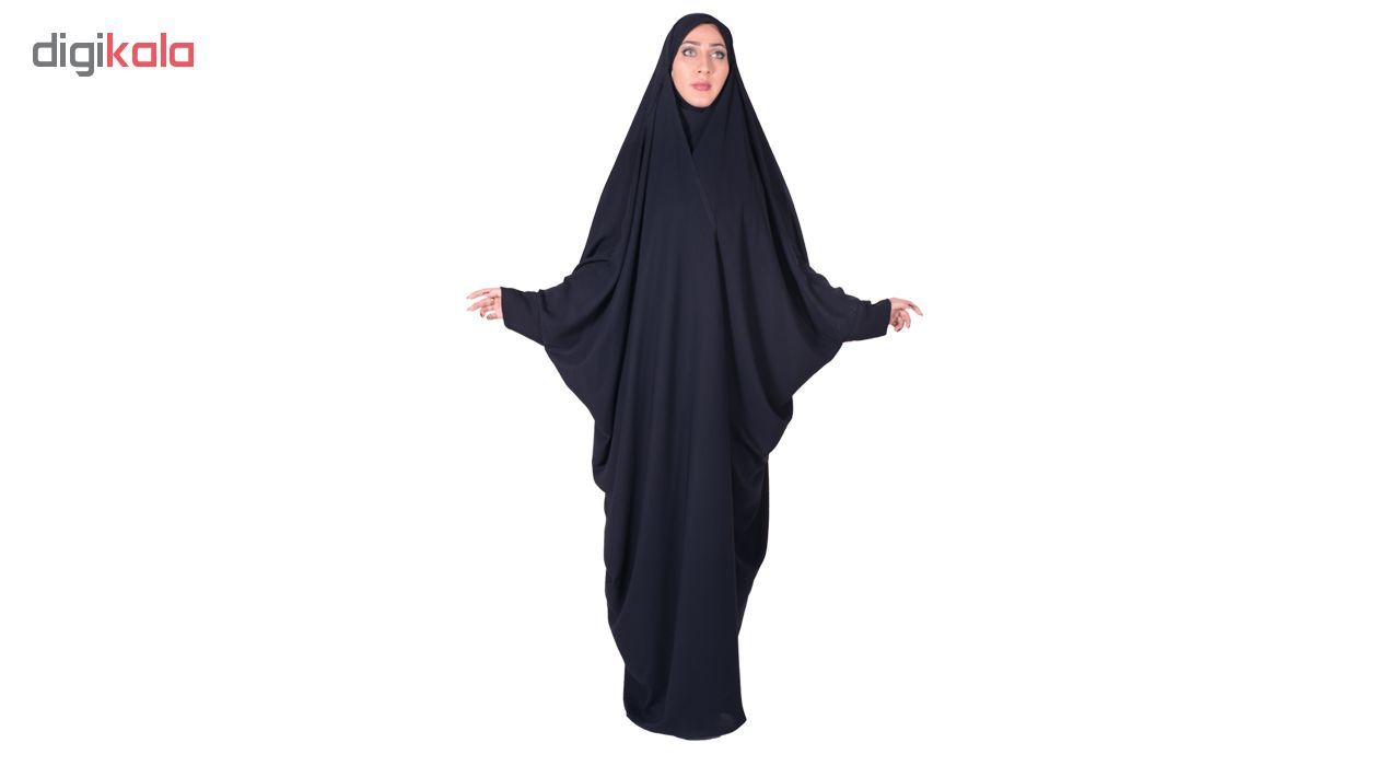 چادر بحرینی شهر حجاب مدل کرپ کن کن ژرژت کد 8041 -  - 6