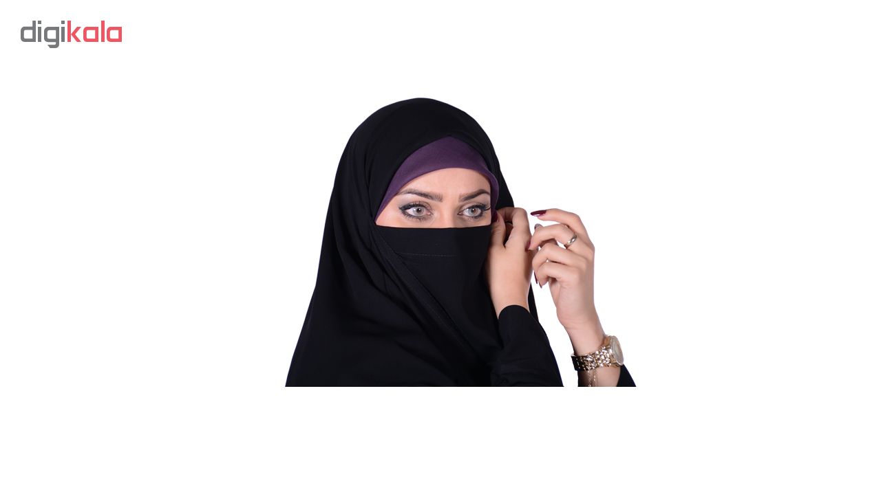 چادر بیروتی / بحرینی کرپ کن کن ژرژت شهر حجاب مدل 8041