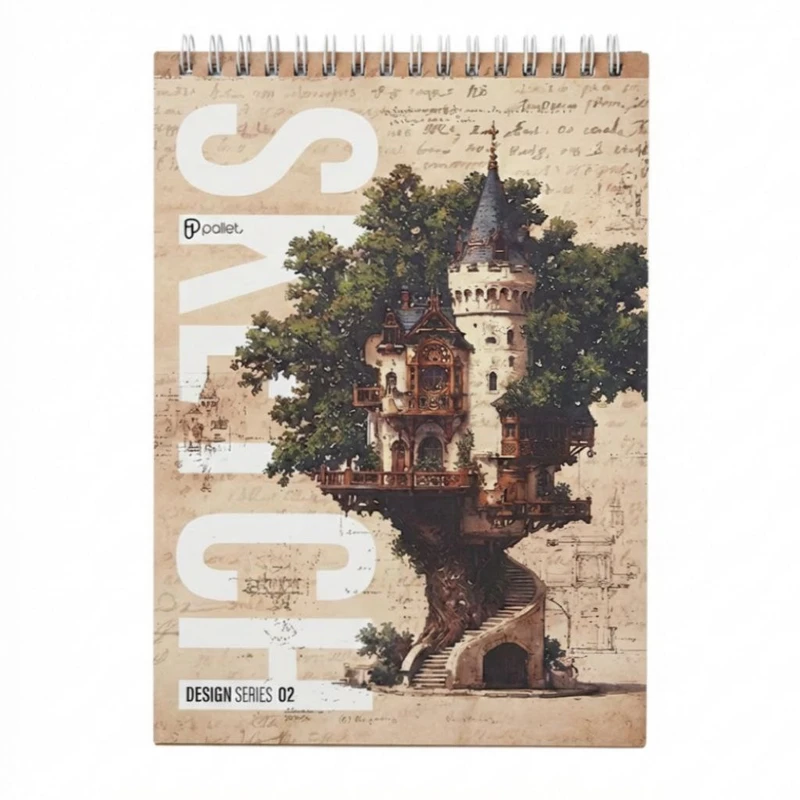 دفتر طراحی ۴۰ برگ پالت طرح مستر سیمی گلاسه