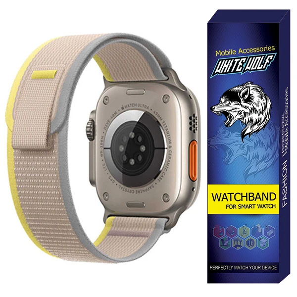 بند وایت ولف مدل WB-Trail مناسب برای ساعت هوشمند اسمارت واچ T9000 Ultra 3 / 49mm