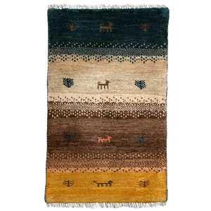 گبه دستباف نیم متری کد 566