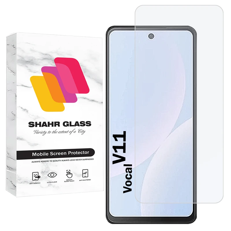 محافظ صفحه نمایش شهر گلس مدل SIM20 مناسب برای گوشی موبایل وکال V11