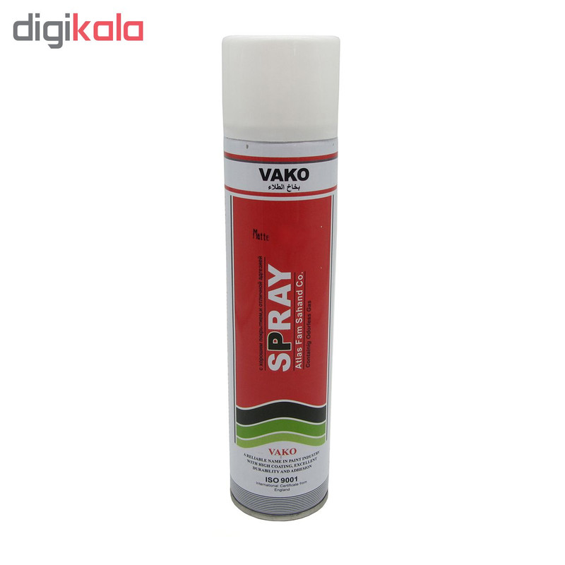 اسپری رنگ سفید مات واکو مدل 01 حجم 300 میلی لیتر