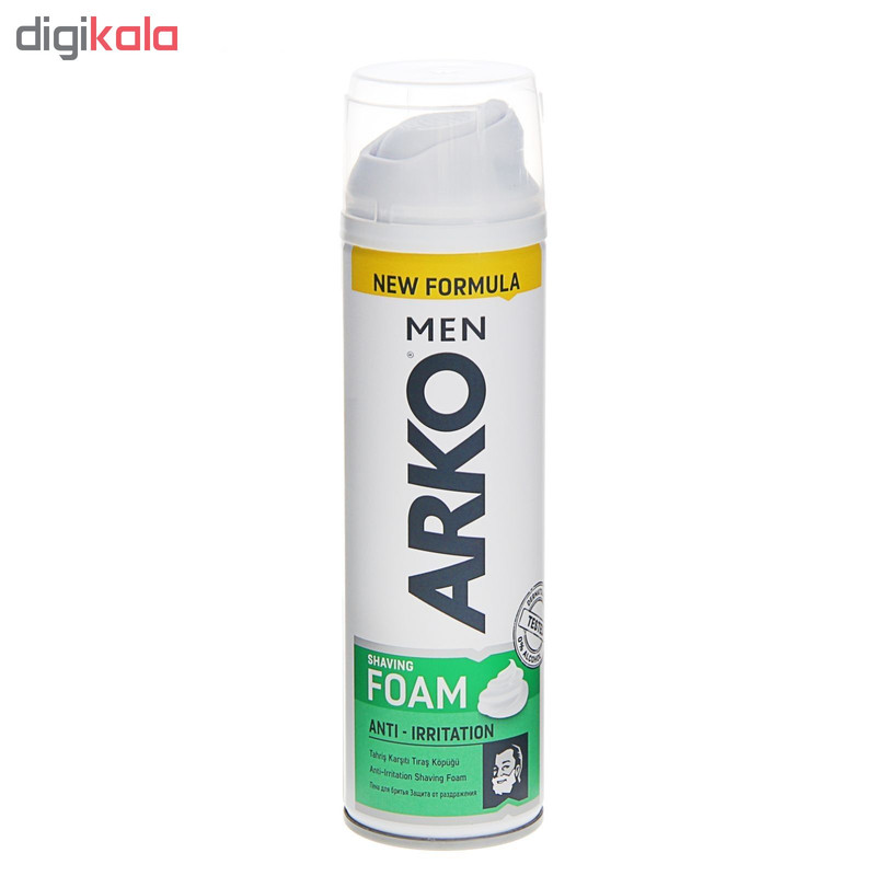 فوم اصلاح آرکو مدل anti irritation حجم 200 میلی لیتر فوم اصلاح آرکو مدل anti irritation حجم 200 میلی لیتر