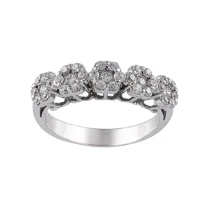 انگشتر نقره زنانه جواهری سون مدل 2693