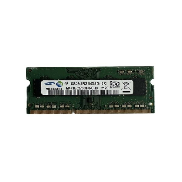 رم لپ تاپ ddr3 تك كاناله 1333 مگاهرتز سامسونگ مدل pc3-10600 ظرفيت 4 گيگابايت