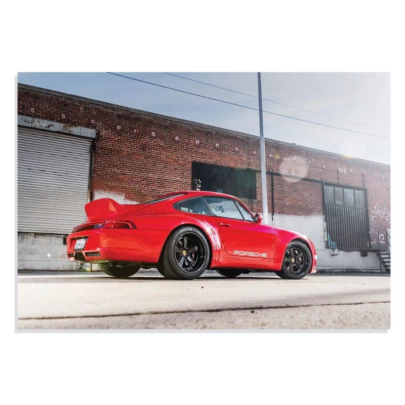 تابلو شاسی طرح ماشین پورشه 911 گانتر - Porsche 911 Gunther Werks S Remastered مدل NV0710