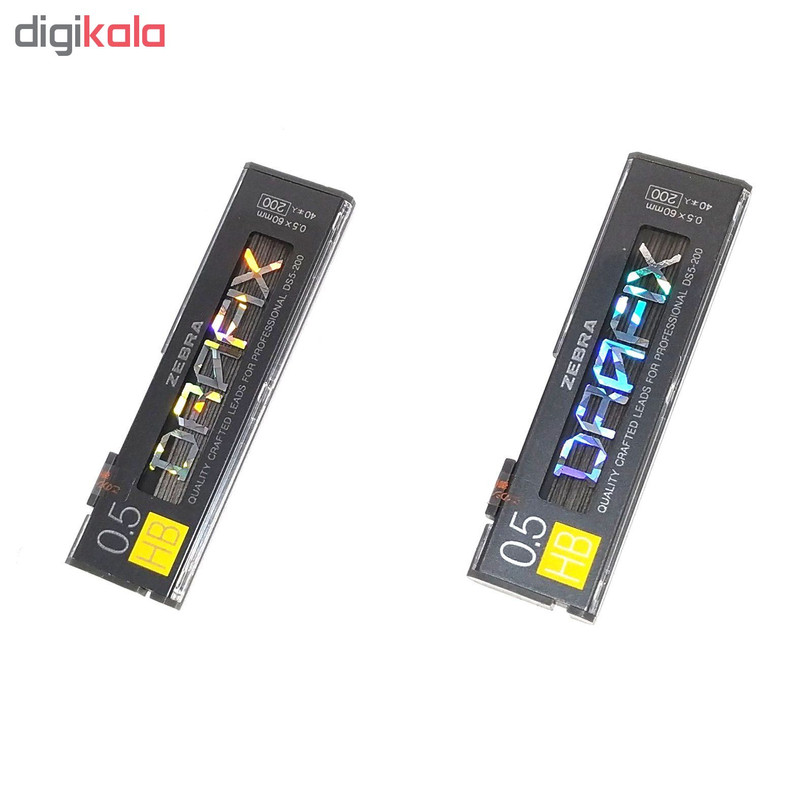 نوک مداد نوکی زبرا مدل درافیکس قطر نوشتاری 0.5 میلی متر بسته 2 عددی نوک مداد نوکی زبرا مدل درافیکس قطر نوشتاری 0.5 میلی متر بسته 2 عددی