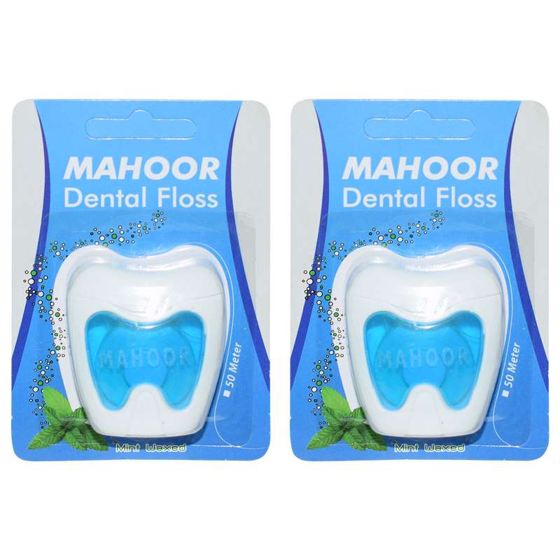 نخ دندان ماهور مدل Dental Floss بسته 2 عددی