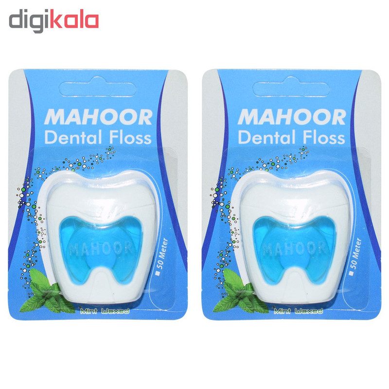 نخ دندان ماهور مدل Dental Floss بسته 2 عددی