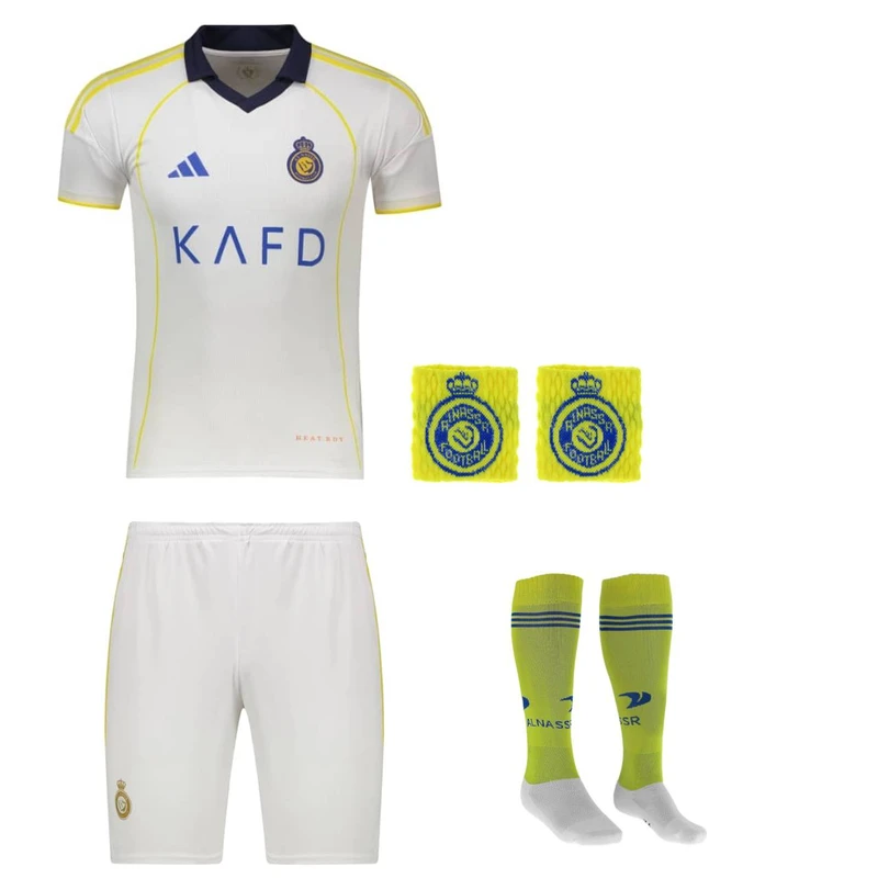 ست 5 تکه لباس ورزشی پسرانه مدل دوم النصر طرح رونالدو کد 2026