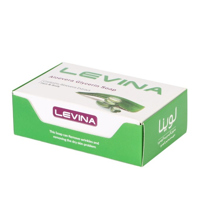 صابون گلیسیرین لوینا مدل Aloevera مقدار 120 گرم