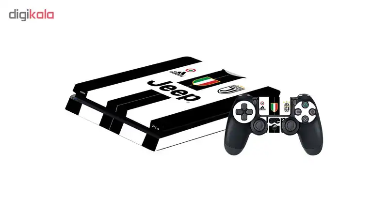 برچسب پلی استیشن 4 اسلیم طرح Juve Kit