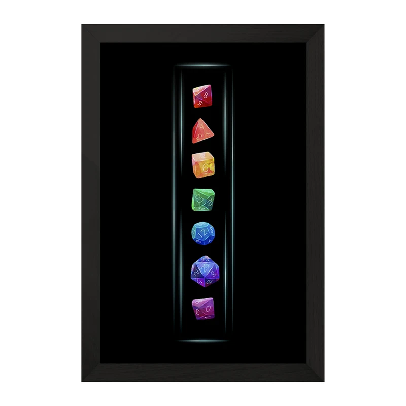 تابلو خندالو مدل چاکراهای بدن کد F1103