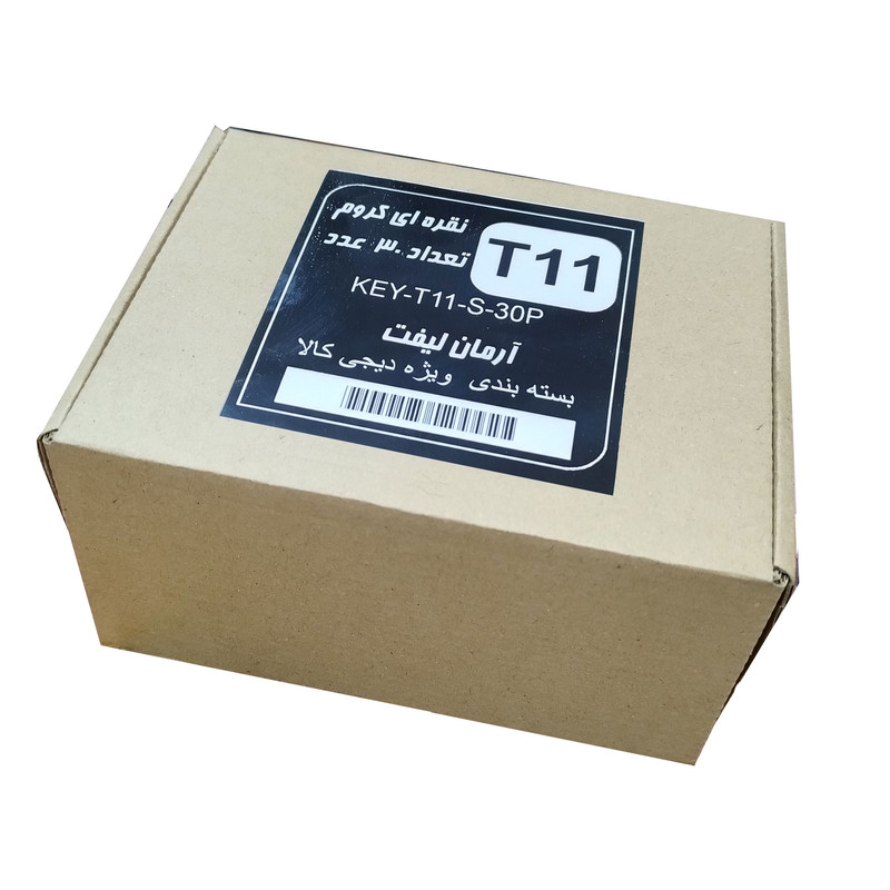 کلید درب آسانسور آرمان لیفت مدل KEY-T11-S-30P بسته 30عددی