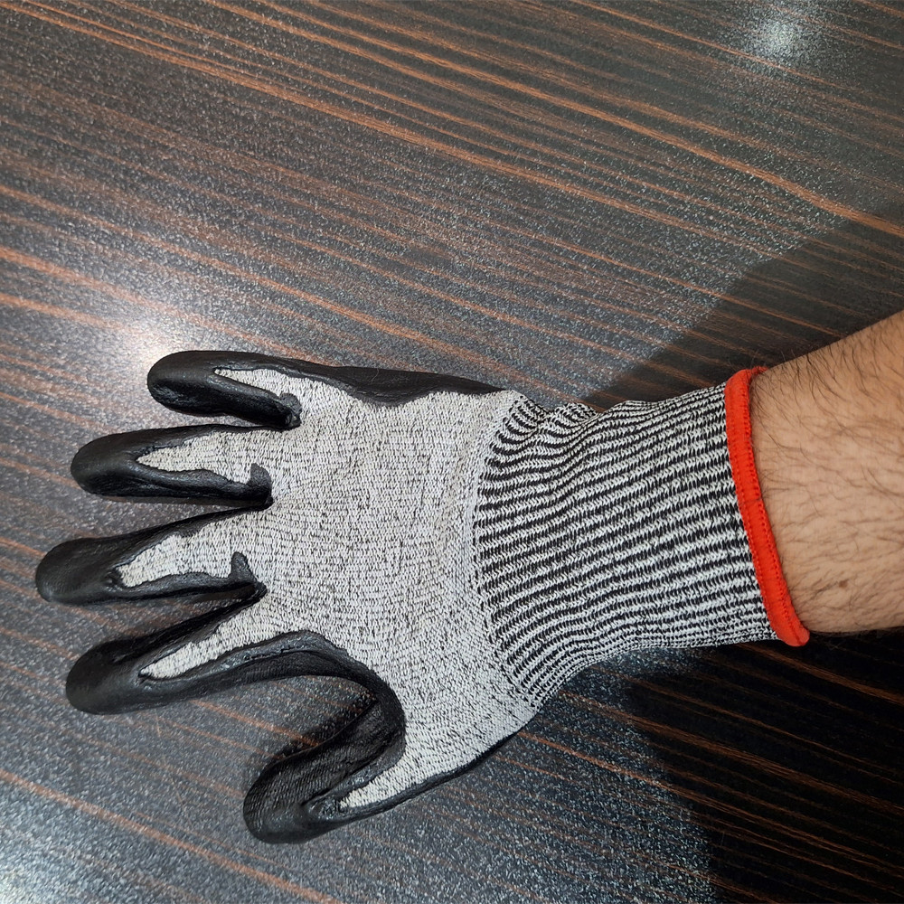 دستکش ایمنی مدل کف لاتکس