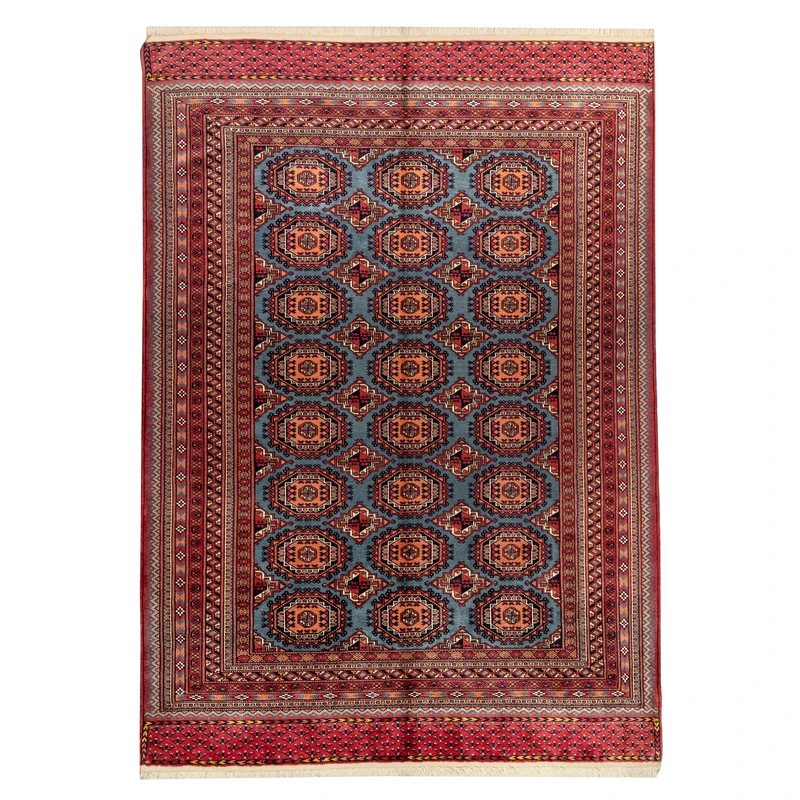 فرش دستبافت سه و نیم متری مدل ترکمن  کد  40.2600