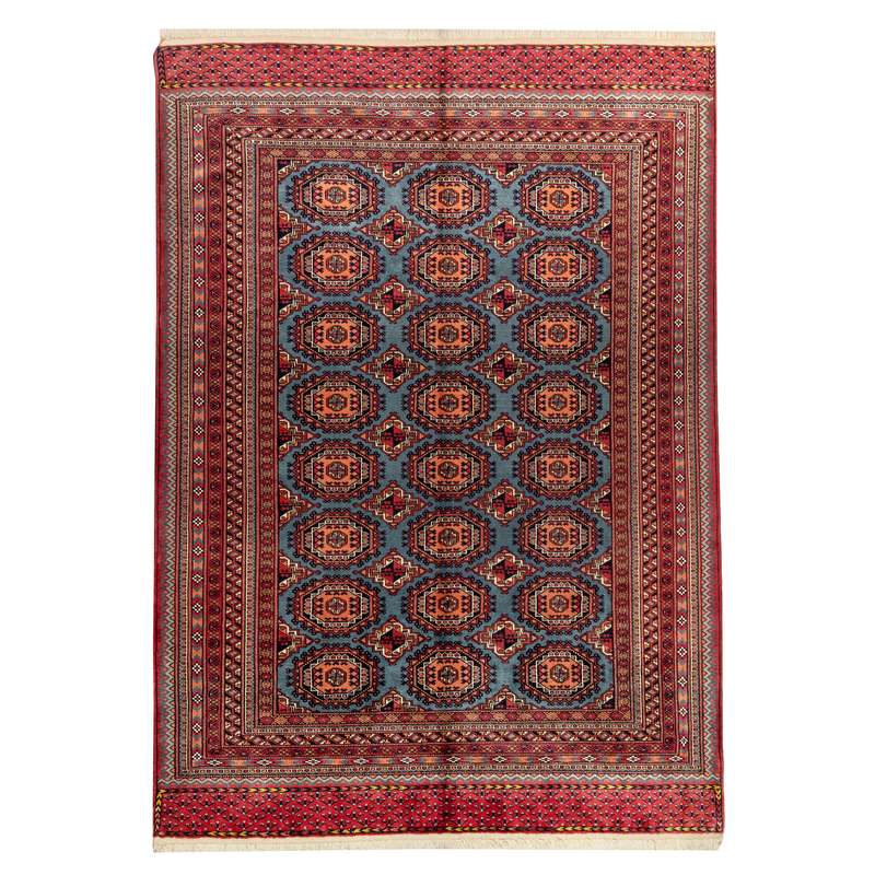 فرش دستبافت سه و نیم متری مدل ترکمن  کد  40.2600