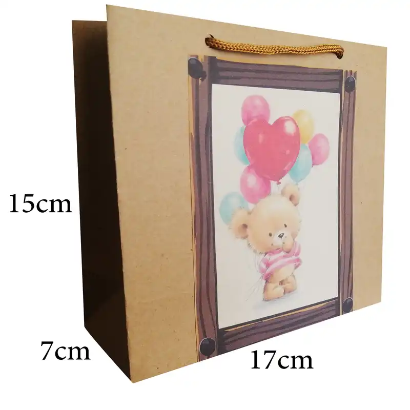 پاکت هدیه مدل خرس و تولد