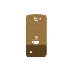 MAHOOT Minimal Cup of Coffee Icon Cover Sticker for LG K4