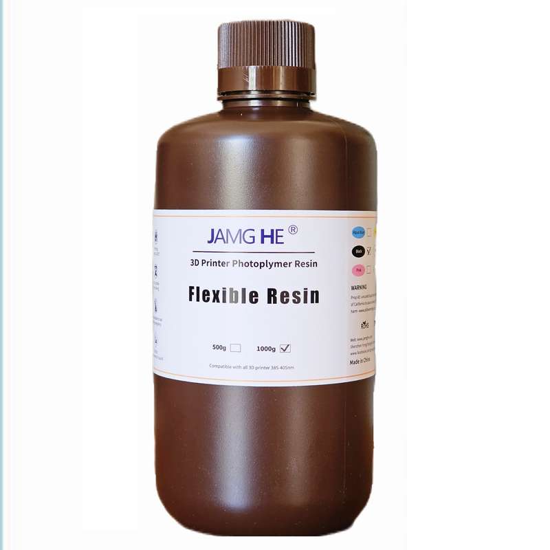 رزین پرینتر سه بعدی انعطاف پذیر جمقه مدل flexible حجم 1 لیتر رزین پرینتر سه بعدی انعطاف پذیر جمقه مدل flexible حجم 1 لیتر