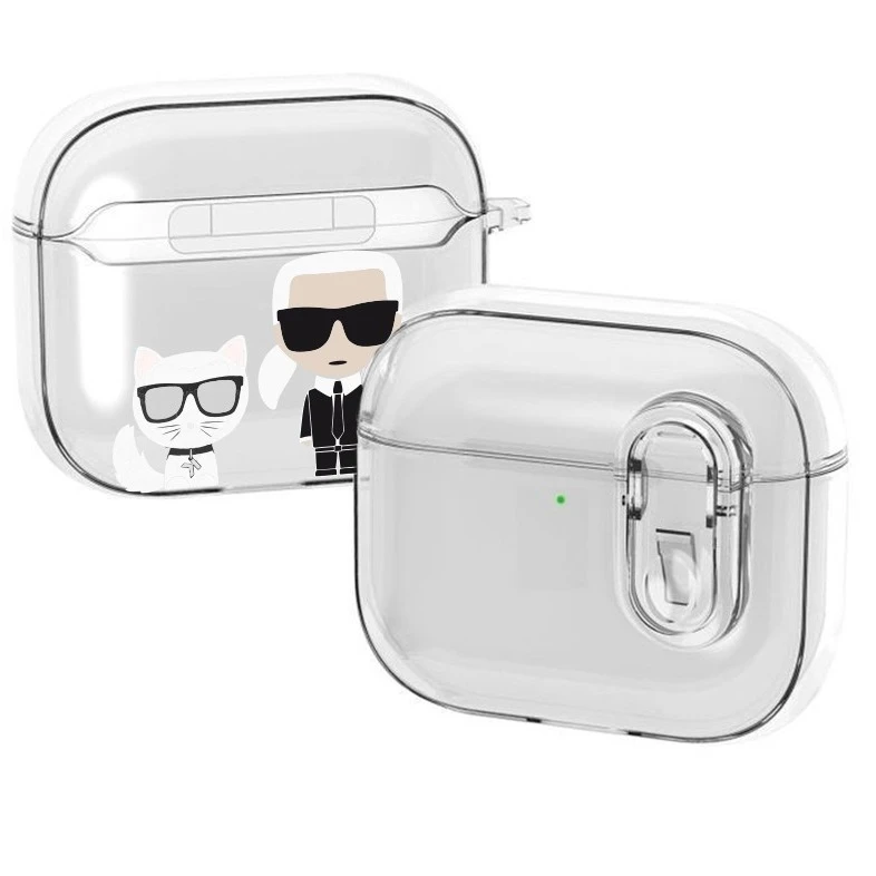 کاور طرح Cat مناسب برای کیس هدفون سامسونگ Galaxy  Buds3 / Pro