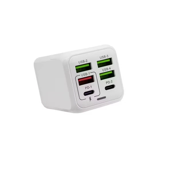 عکس شماره 6 : شارژر دیواری 150 وات مدل adc-pd006 به همراه 4 عدد کابل