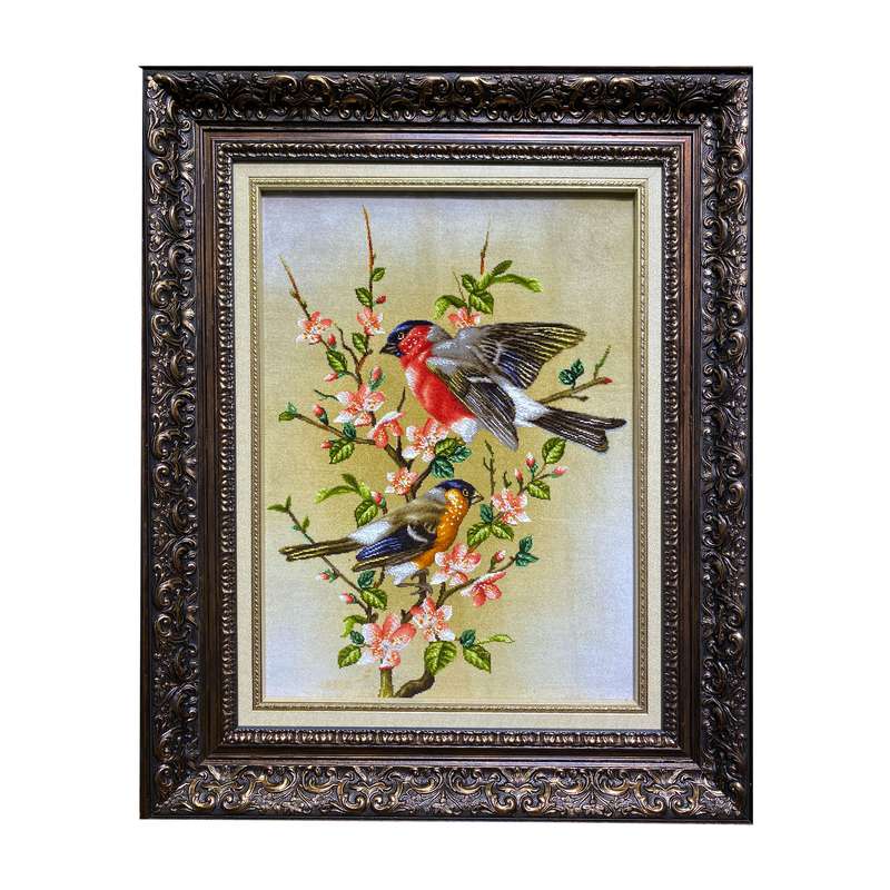 تابلو فرش دستبافت طرح گنجشک کد 8408737