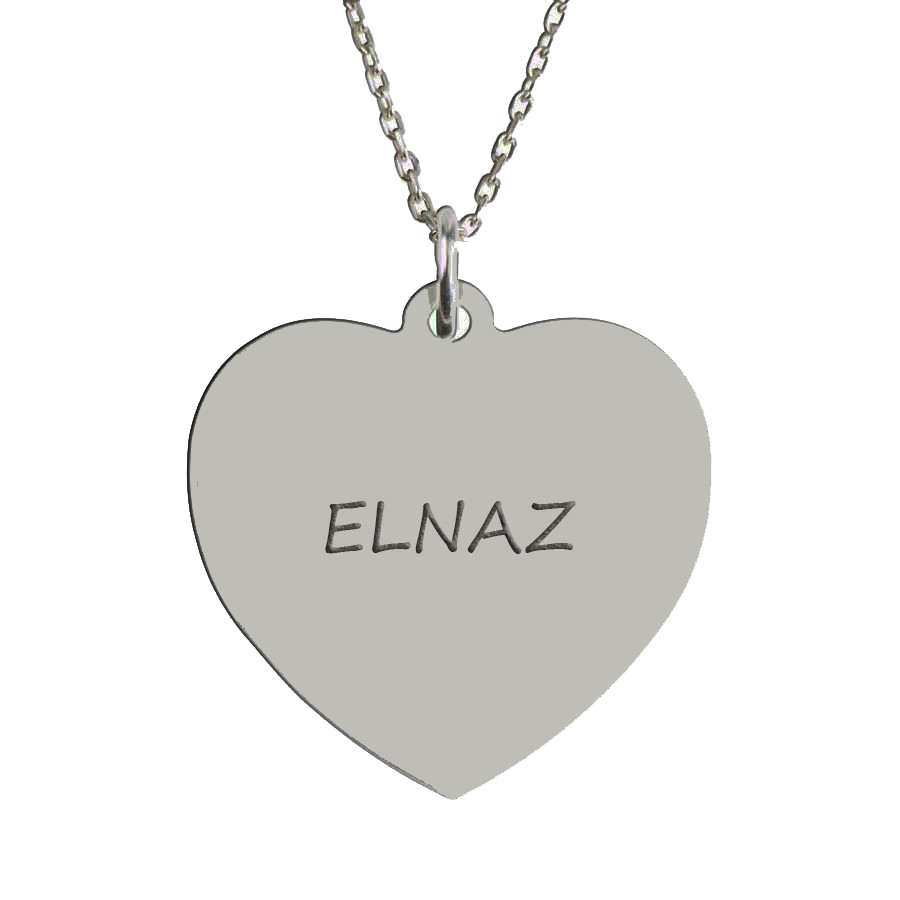 گردنبند نقره زنانه طرح الناز کد 01 گردنبند نقره زنانه طرح الناز کد 01