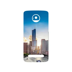 MAHOOT City of Chicago Cover Sticker for Motorola Moto Z2 Play
