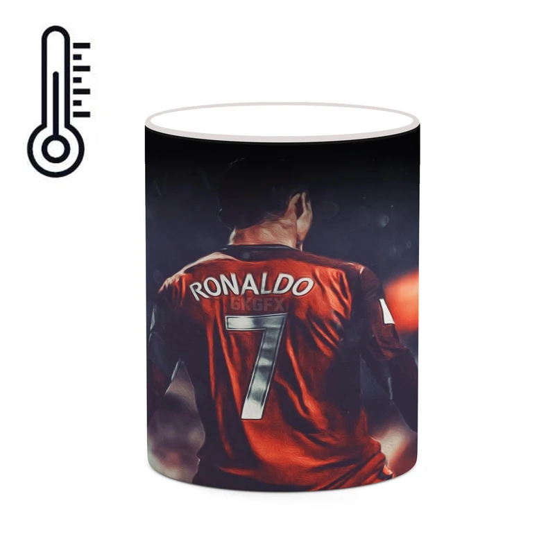 ماگ حرارتی کاکتی طرح Ronaldo رونالدو مدل mgh43027