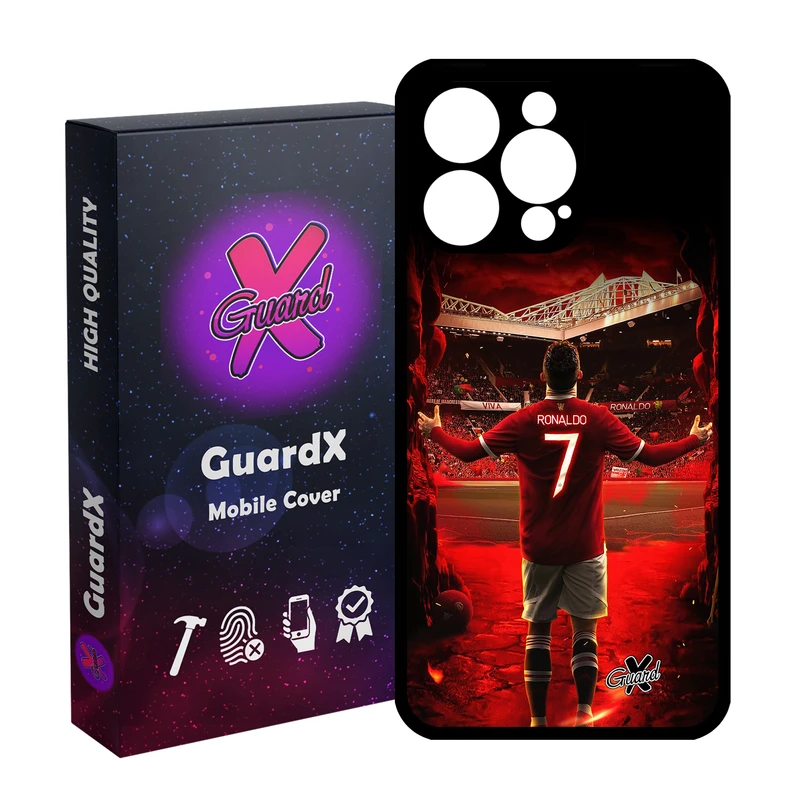 کاور گارد ایکس طرح Ronaldo مدل Glass10397 مناسب برای گوشی موبایل اپل iPhone 15 Pro Max