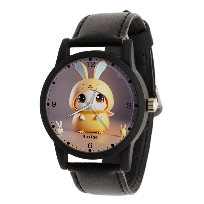 ساعت مچی عقربه ای ناکسیگو مدل Chickenhare and the Hamster of Darkness کد LF14006