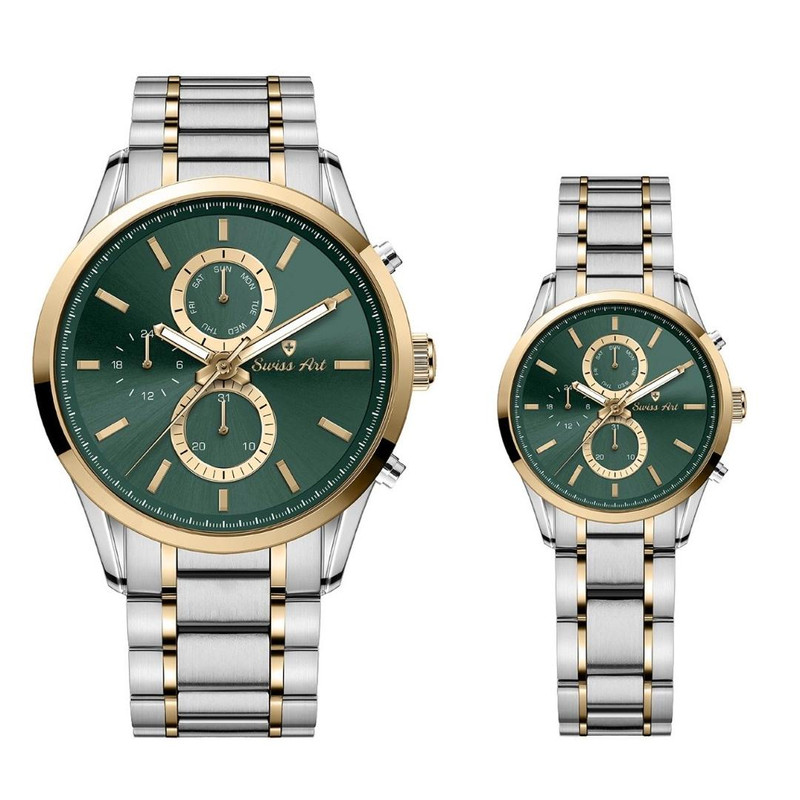 ست ساعت مچی عقربهای زنانه و مردانه سوئیس آرت مدل 920134/135-10