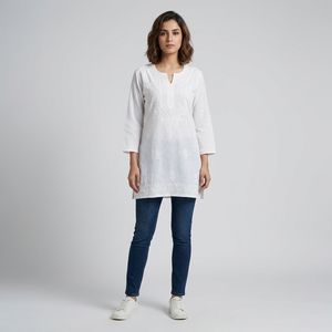 تونیک زنانه نخی مدل ریما