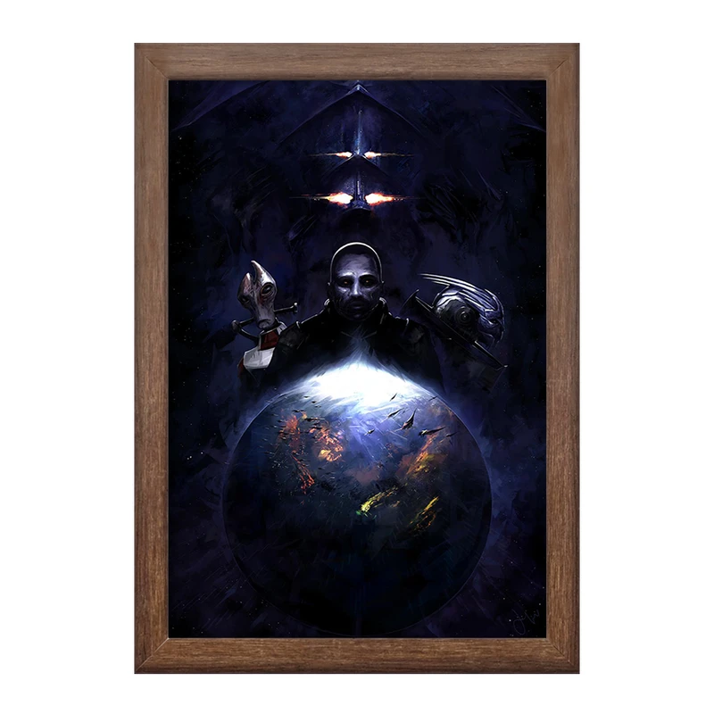 تابلو خندالو طرح بازی مس افکت (Mass Effect) کد 31543