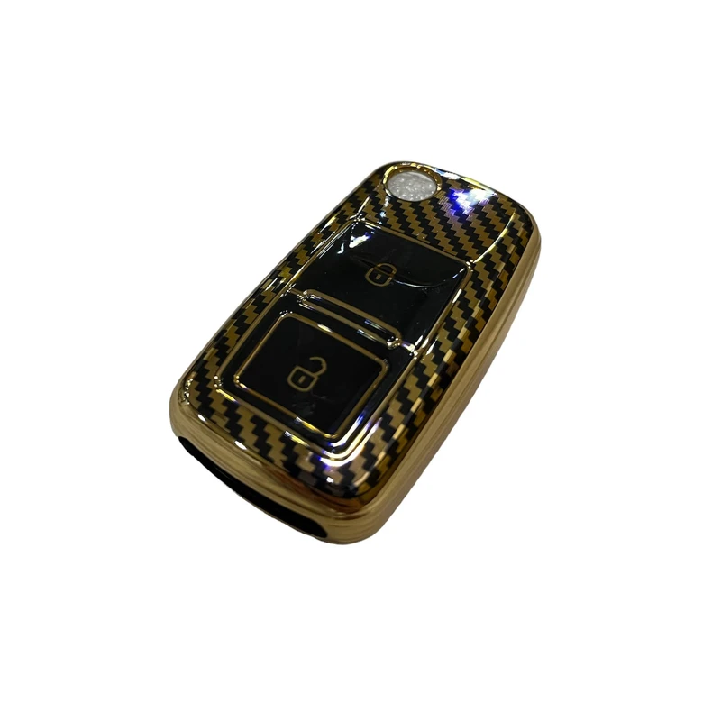 کاور ریموت و سوئیچ خودرو مدل کربن لاکچری مناسب برای پژو