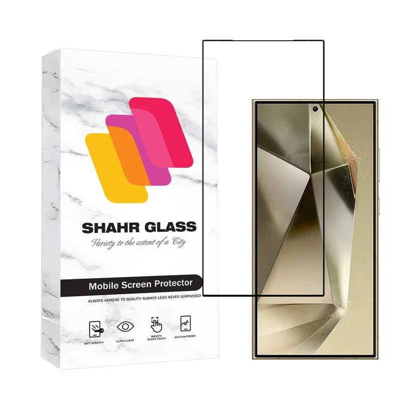 محافظ صفحه نمایش شهر گلس مدل EDGNWSH مناسب برای گوشی موبایل سامسونگ Galaxy S24 Ultra 5G